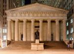 Федерал-холл (Federal Hall) и памятник Вашингтону на Уолл-стрит