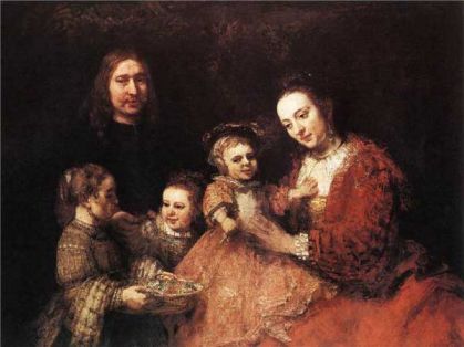 Рембрандт Харменс ван Рейн. Семейный портрет, 1666-68
